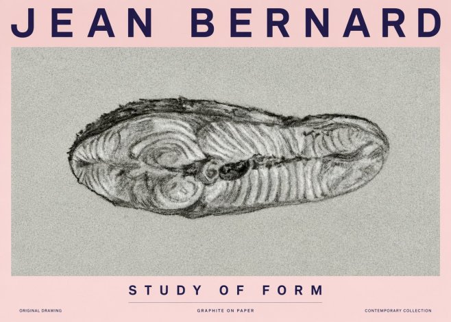 Jean Bernard Study of Form I No3 - Affiche