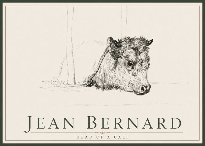 Jean Bernard Study of a Calf I No4 - Affiche