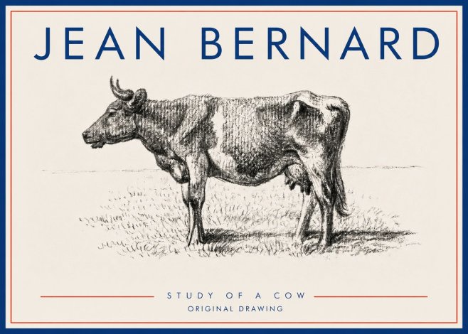 Jean Bernard Cow I No5 - Affiche