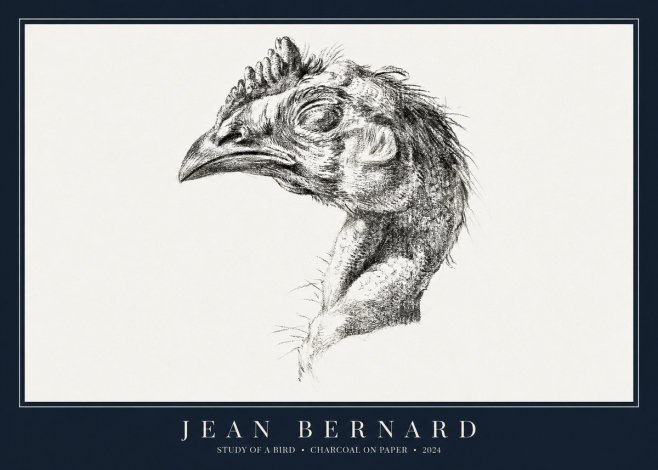 Jean Bernard Study of Form II No3 - Affiche