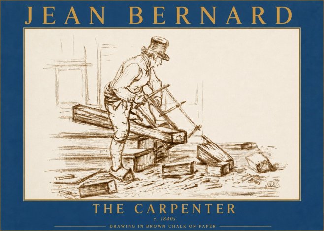 Jean Bernard The Carpenter No5 - Affiche