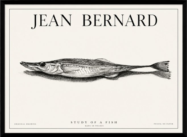 Jean Bernard Needlefish No6 - Affiche