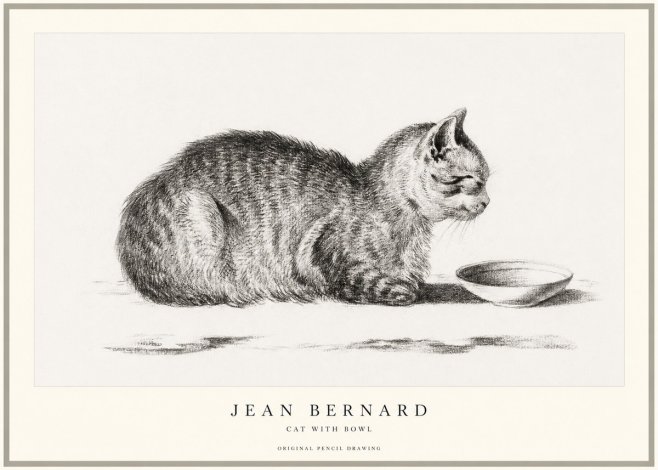 Jean Bernard The Cat No2 - Affiche
