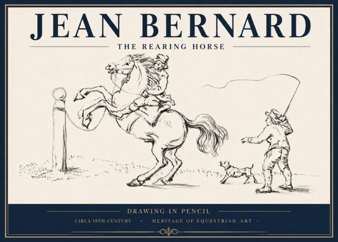 Jean Bernard The Rearing Horse I No5 - Affiche
