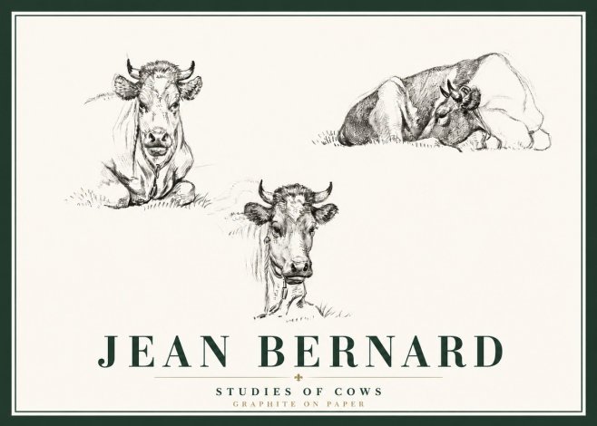 Jean Bernard Studies of Cows II No6 - Affiche