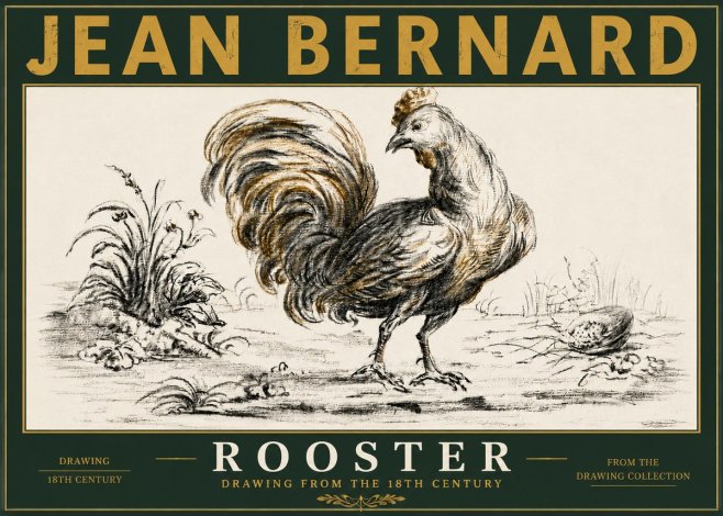 Jean Bernard Rooster No5 - Affiche