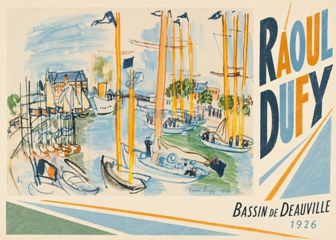 Raoul Dufy Bassin De Deauville No4 - Affiche