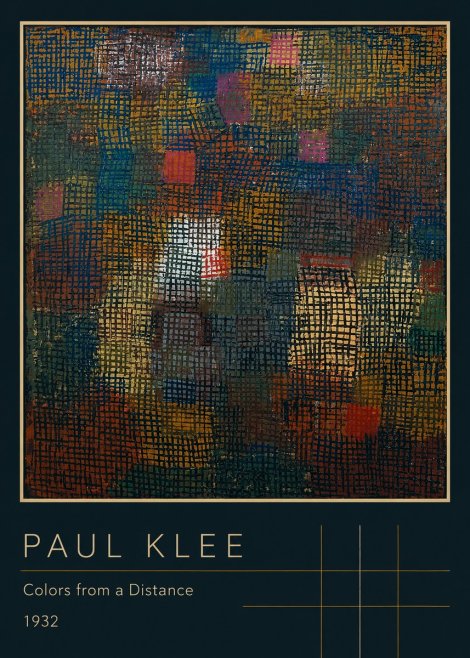 Paul Klee Colors from a Distance No2 - Affiche