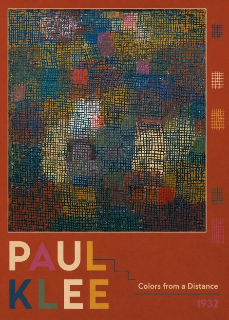 Paul Klee Colors from a Distance No3 - Affiche