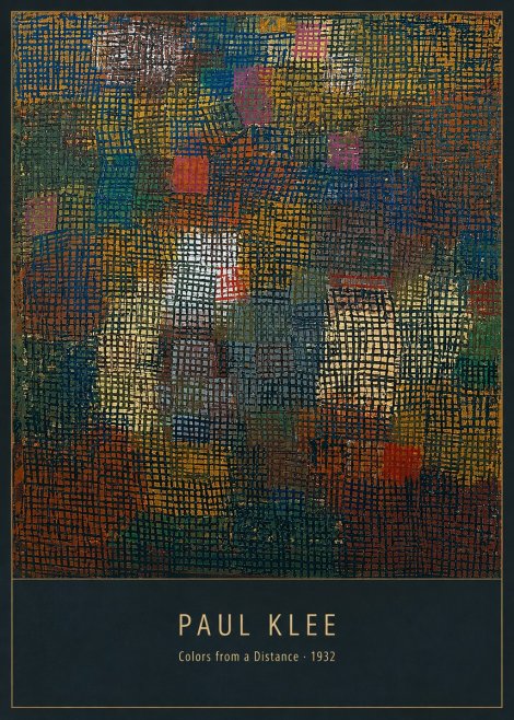 Paul Klee Colors from a Distance No5 - Affiche
