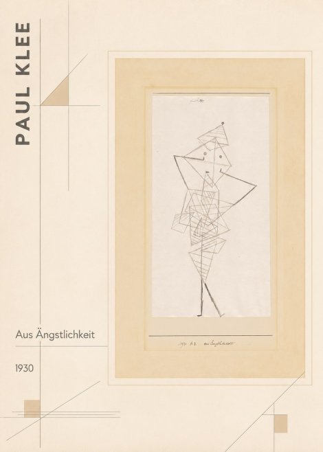 Paul Klee Aus Ängstlichkeit No2 - Affiche