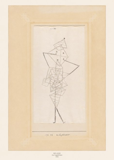 Paul Klee Aus Ängstlichkeit No6 - Affiche