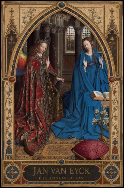 Jan van Eyck The Annunciation I No3 - Affiche