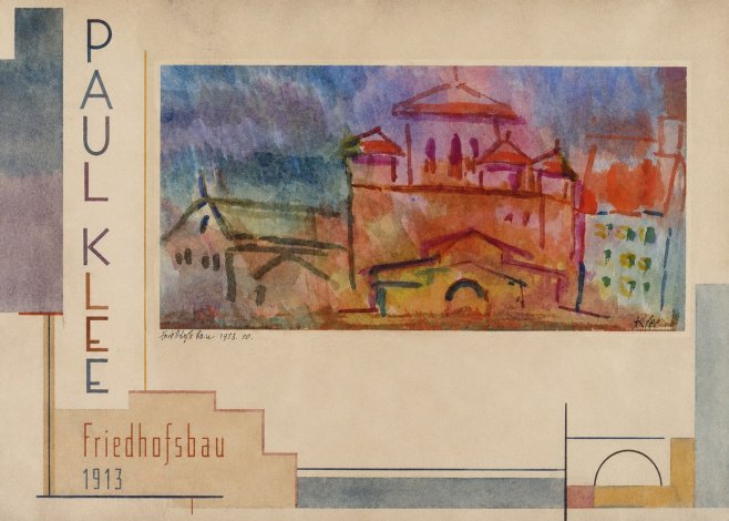 Paul Klee Friedhofsbau No2 - Affiche