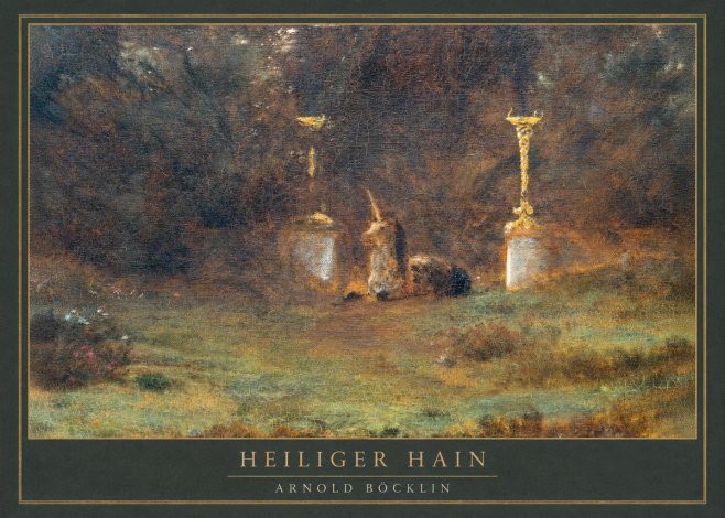 Arnold Böcklin Heiliger Hain No1 - Affiche