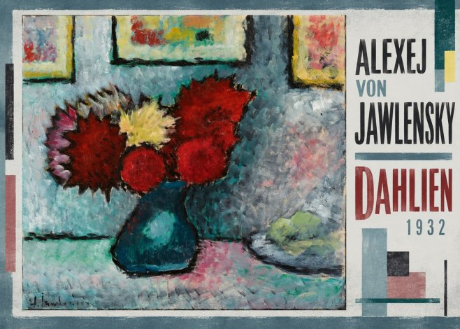 Alexej von Jawlensky Dahlien No2 - Affiche