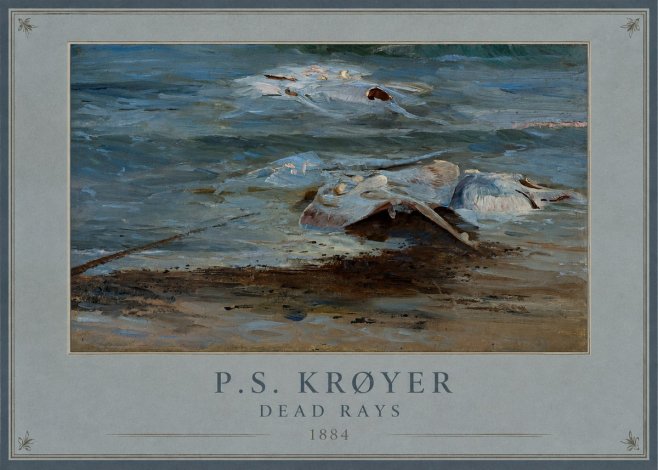 P.S. Krøyer Dead Skates No4 - Affiche