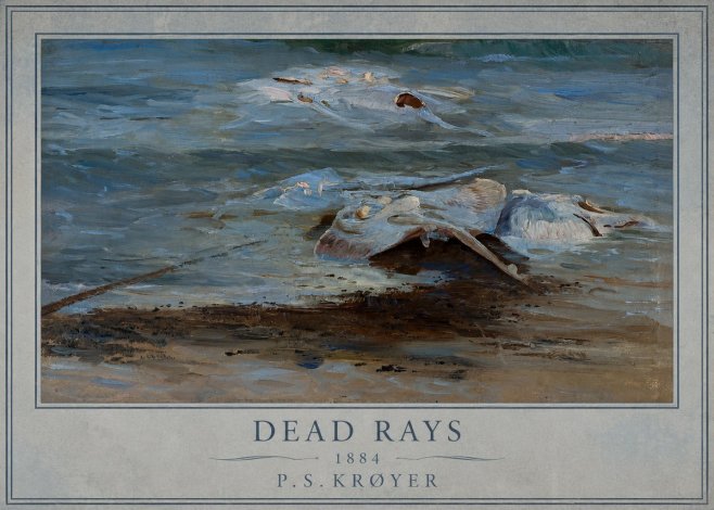 P.S. Krøyer Dead Skates No6 - Affiche
