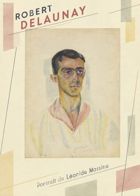 Robert Delaunay Portrait De Léonide Massine No3 - Affiche