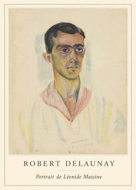 Robert Delaunay Portrait De Léonide Massine No4 - Affiche