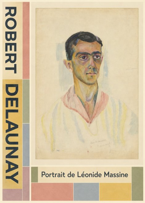 Robert Delaunay Portrait De Léonide Massine No5 - Affiche