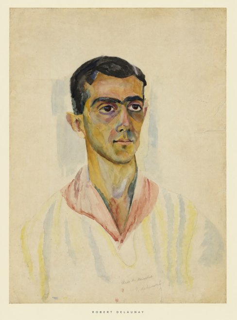 Robert Delaunay Portrait De Léonide Massine No6 - Affiche