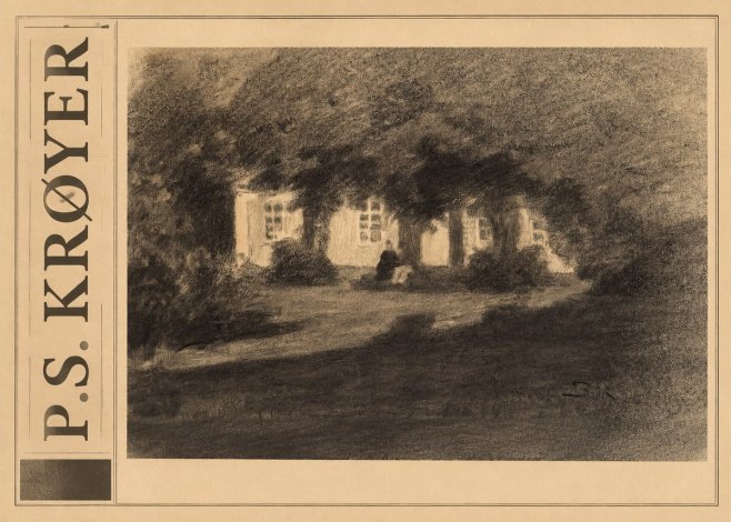 P.S. Krøyer Fra Krøyers Hus Og Have I Skagen No3 - Affiche