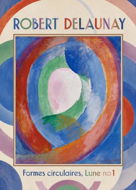 Robert Delaunay Formes Circulaires, Lune No 1 No1 - Affiche