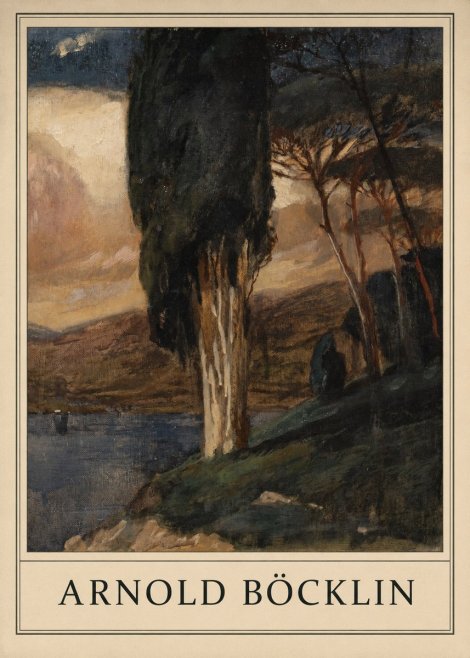 Arnold Böcklin Villa by the Sea II No1 - Affiche