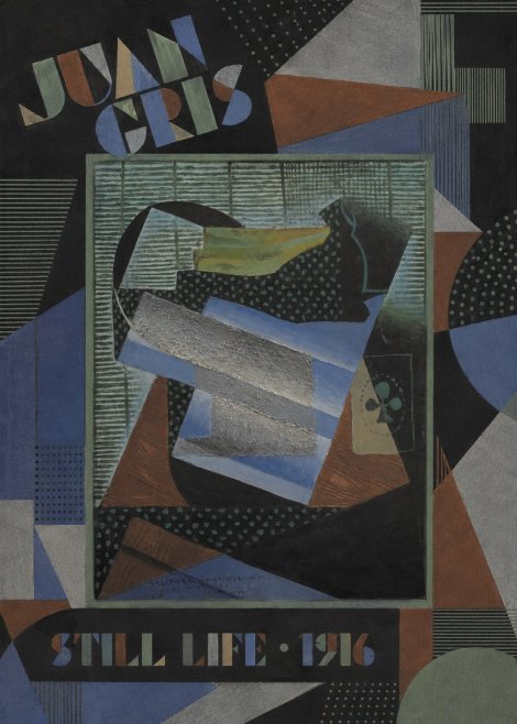 Juan Gris Still Life II No6 - Affiche