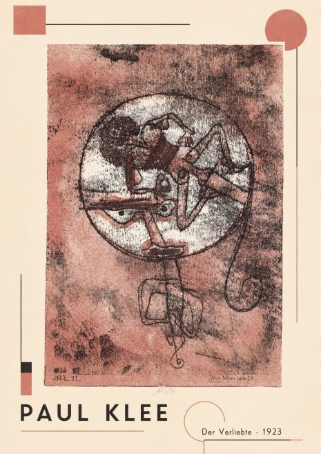 Paul Klee Der Verliebte I No2 - Affiche