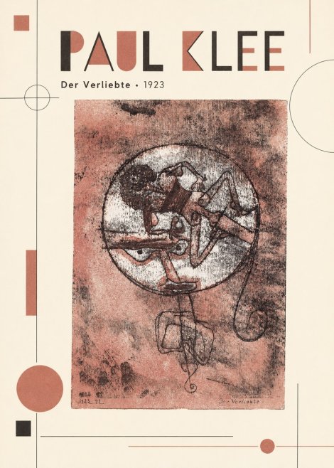 Paul Klee Der Verliebte I No6 - Affiche