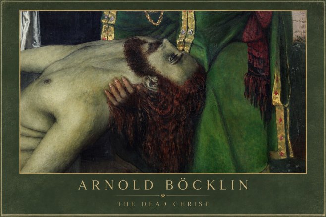 Arnold Böcklin The Dead Christ No1 - Affiche