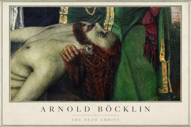 Arnold Böcklin The Dead Christ No2 - Affiche