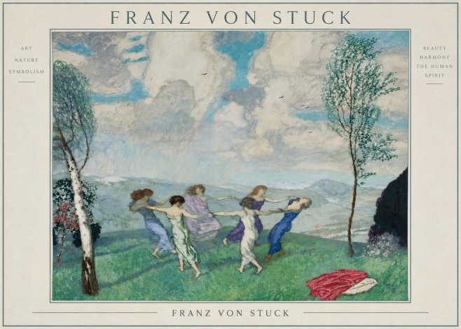 Franz von Stuck Spring Dance No3 - Affiche