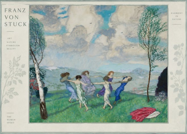 Franz von Stuck Spring Dance No5 - Affiche