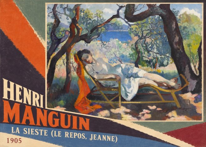 Henri Manguin La Sieste (Le Repos, Jeanne) No5 - Affiche