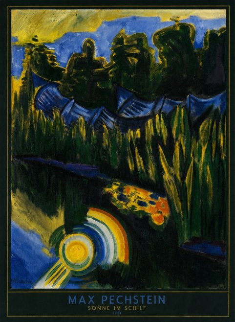 Max Pechstein Sonne Im Schilf No6 - Affiche
