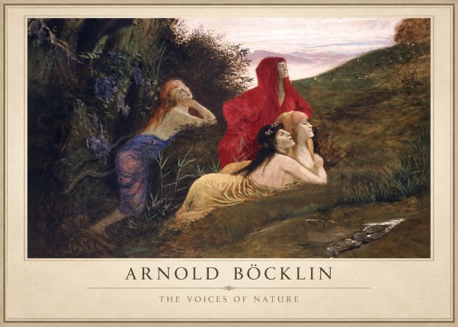 Arnold Böcklin The Voices of Nature No1 - Affiche