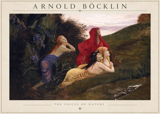 Arnold Böcklin The Voices of Nature No3 - Affiche