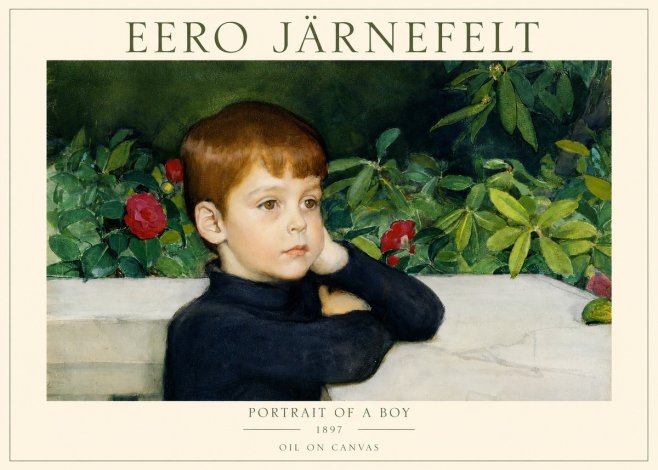 Eero Järnefelt Portrait of a Boy No1 - Affiche
