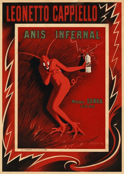 Leonetto Cappiello Anis Infernal II No3 - Affiche