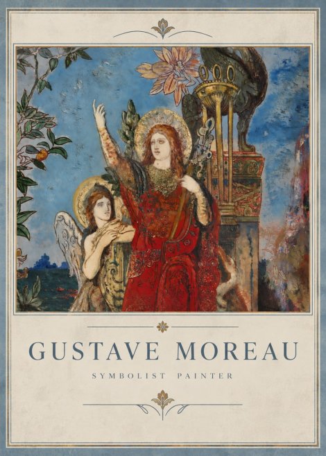 Gustave Moreau The Apparition I No4 - Affiche