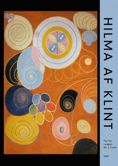 Hilma af Klint The Ten Largest, No. 3, Youth No4 - Affiche