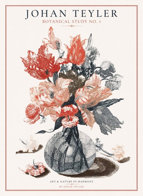 Johan Teyler Botanical Study No. 1 No1 - Affiche