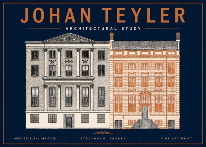 Johan Teyler Architectural Study III No4 - Affiche