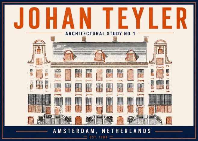 Johan Teyler Architectural Study No. 1 I No5 - Affiche