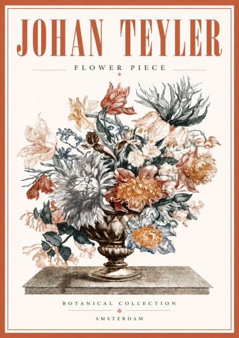 Johan Teyler Flower Piece No5 - Affiche