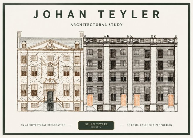 Johan Teyler Architectural Study IV No1 - Affiche