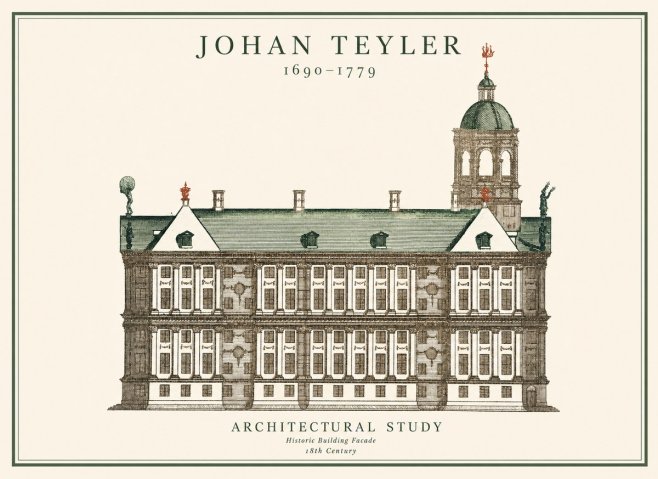 Johan Teyler Architectural Study V No1 - Affiche